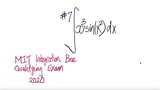 #7 2023: MIT Integration Bee Quali Exam: integral  ∫x^3 sin(x^2) dx