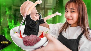 Thử Làm Cháo Thập Cẩm Siêu Kinh Dị Nhất Thế Giới !!! | Món Ăn Nhân Phẩm | HEAVY