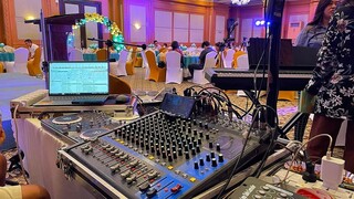 Basic Lights and Sounds setup with monitor speaker at Parklane Hotel by SDSS vlog