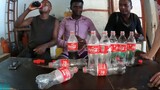Thử thách _ Uống Coca cola Nhận tiền Cùng 3 Cu Đen Châu phi ...CÁI KẾT