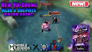 New Yu-Zhong Onepiece Kaido skin!!MLBBxONEPIECE "Fanmade"