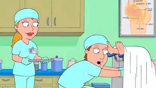 Cùng xem những khoảnh khắc sinh nở hài hước của Family Guy