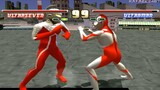 Ultraman Fighting Evolution (Ultra Seven) vs (Ultraman) HD