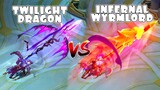 Moskov Infernal Wyrmlord VS Twilight Dragon Skin Comparison