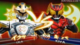 Kamen Rider Climax Heroes PS2 (IXA Burst Mode) vs (Kiva King Form) HD
