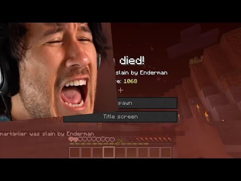 all of Markiplier Minecraft pain in one video