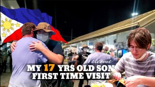 Teenagers 1st Time Seeing Philippines | Father & Son Reunion | The Armstrong Family