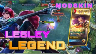 MobileLegends| Mod Legend Skin Lesley Đặc Vụ Thiên Sứ VÍP Siêu Đẹp Full Hiệu Ứng| JinMoba