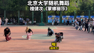 当蒙娜丽莎在北大响起——檀健次你的兵来了🫡北京大学第五次随机舞蹈