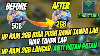 Cara Ampuh Mengatasi Lag Patah Patah Mobile Legends Pada HP Kentang Ram 2,3,4 Work 100%