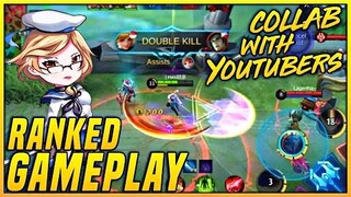 RANKED GAMEPLAY | Collab With YouTubers EP. 1 | MOBILE LEGENDS BANG BANG
