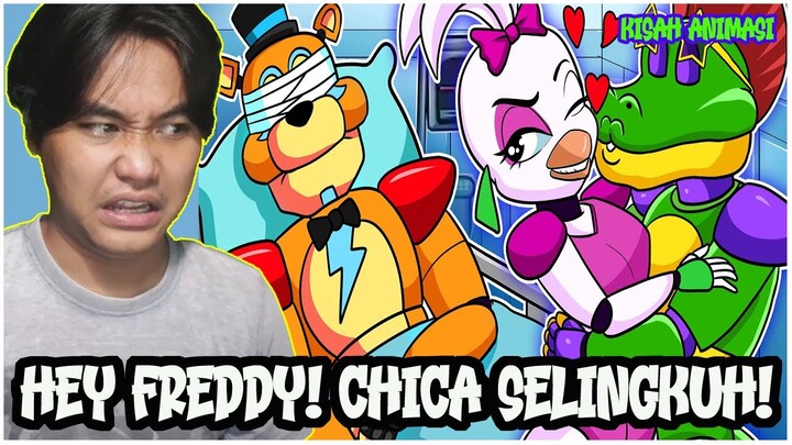 SEDIH BANGET! FREDDY RELA BERKORBAN NYAWA, CHICA MALAH S3L1NGKUH DENGAN MONTY | KISAH ANIMASI