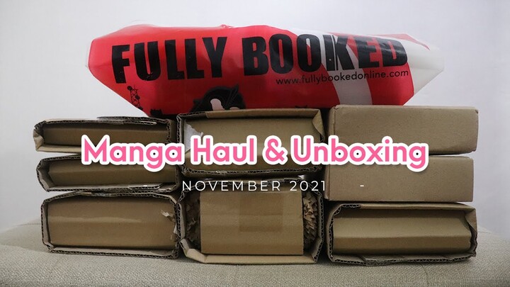 November 2021 | Manga haul & unboxing