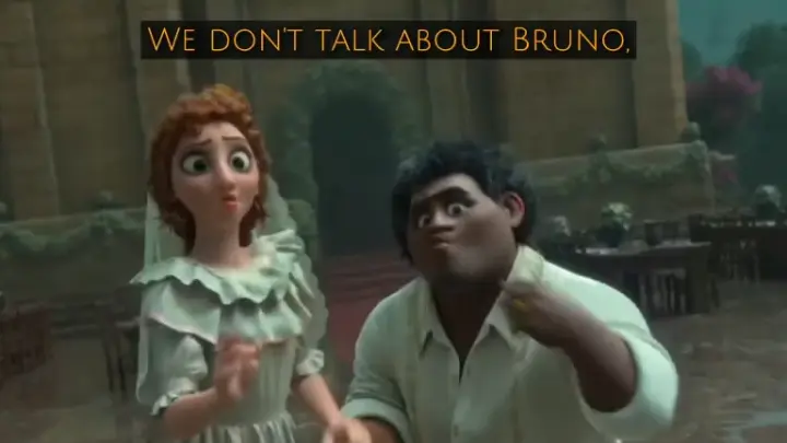 We don't talk about Bruno with captions