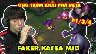 FAKER CẦM KAI'SA ĐI MID CỰC CHIẾN SOLO KILL LIÊN TỤC - BÀI DỊ SẮP MANG VÀO GIẢI LCK