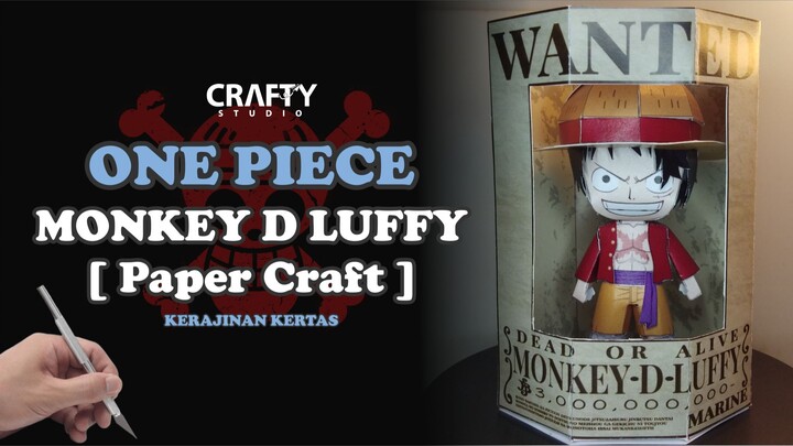 [ Paper Craft ] Monkey D Luffy ONE PIECE dibuat dengan 1 lembar kertas A4