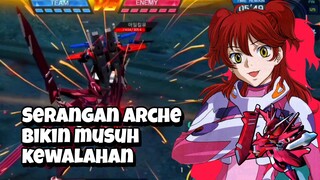 Serangan Arche Bikin Musuh Kewalahan - Gundam Supreme Battle