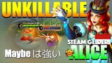 Unkillable Mage Tank! Alice Perfect Gameplay | Top Global Alice Gameplay By Maybe は強い ~ MLBB