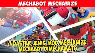 7 Daftar Jenis Mod Mechanize Mechabot Di Mechamato