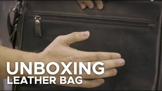 UNBOXING: LEATHER BAG (Jam Ocampo)