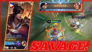 SAVAGE! YI SUN SHIN IS BACK TO JUNGLE META! | Mobile Legends