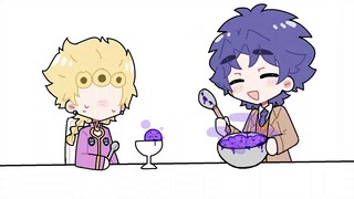 [JOJO New Year Party] Giorno-kun must eat chocolate mint ice cream [Handwritten/Human JOJO]