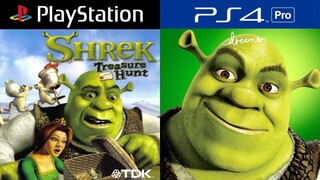 Shrek PlayStation Evolution PS1 - PS4