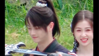 Reuters from the set of Xu Kai and Yu Shuxin's new drama The Legend of Sword and Fairy: Six Prayers 