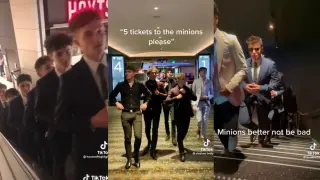 The Boys Arriving To Minions Rise Of Gru In Suits TikTok Compilation
