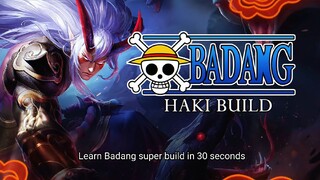 MLBB: Badang Haki Build Season 25