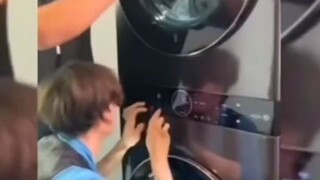 I got rick rolled by a washing machine