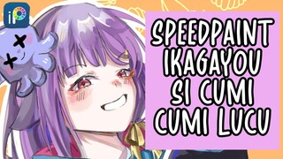 Emang ada cumi selucuk ini?? | Ikagayou [SPEEDPAINT-IBISPAINT X]