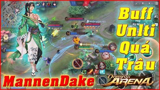 🌸Onmyoji Arena: MannenDake - Buff Unlti Giáp Quá Nhiều Hành AD & AP Cực Sướng