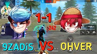 Free Fire ดวลกับหัวแคลน 9ZADiS VS OHVER