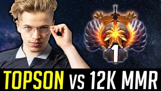 Topson vs 12,000 mmr GPK - Mid Lane Battle