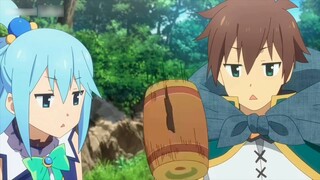 Aqua thought Kazuma was secretly comforting himself
