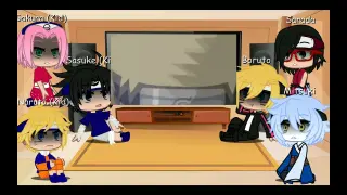 Past Team 7 and Present Team 7 react To Naruto vs Sasuke 0,1 and 0,2|Gacha Clup/Life|Tsuki-Chan~