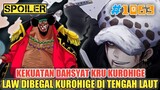 [SPOILER OP 1063] LAW DIBEGAL KUROHIGE DI TENGAH LAUT❗KEKUATAN DAHSYAT KRU KUROHIGE❗ONE PIECE