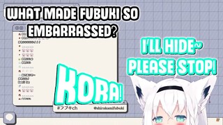 Fubuki Ended her Stream Blushingly SHY and EMBARRASSED!【Hololive Clip】English Sub