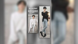 Áo softboy + quần badboy ???