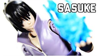 Anime Heroes Naruto Shippuden Sasuke Uchiha Action Figure Review Shonen Jump BANDAI America