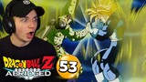 TRUNKS VS. PERFECT CELL!! | DBZ:A REACTION Episode 53