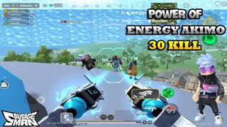 Power of Energy Akimo | 4 MAN VS SQUAD 30KILL | SOUTH SAUSAGE MAN