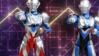 [Animasi stop-motion, Hanhan Duo] Meniru - momen lucu Ultraman Zeta dan Haruki