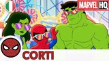 Marvel Superhero Adventures | Spidey & She-Hulk distruggono castelli di sabbia! | Marvel HQ Italia