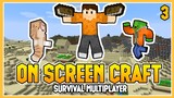 [ ON SCREEN CRAFT ] - Bahay sa SERVER - Episode 3 | Pinoy Server | Tagalog survival multiplayer smp