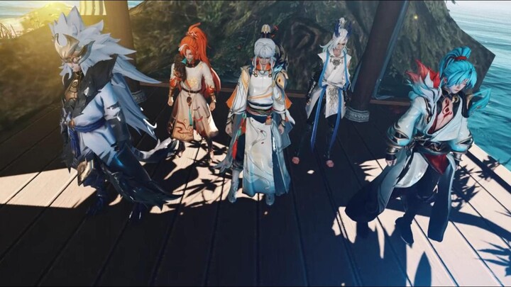 Yixing/Yalian/Ao Yin/Xuan Ce/Meng Ya (気まぐれメルシィ) [Glory of the King MMD]