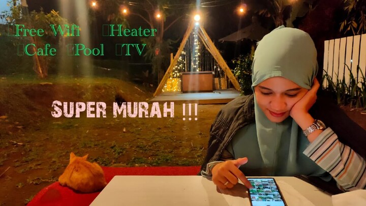 Villa Murah di Puncak Cuma 100 ribuan dan ada Cafenya !!!