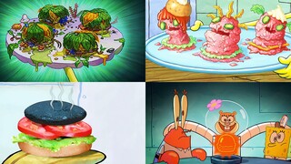 Quá đáng! Spongebob thực sự đã tạo ra rất nhiều Krabby Patties kỳ lạ từ thế giới ngầm?