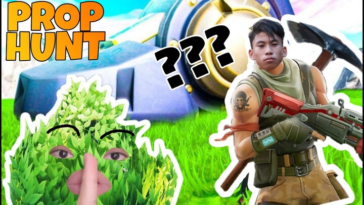 HIDING AS SMALL AS AN 1 INCH PROP!!! // PROP HUNT FORTNITE FUNNY MOMENTS (Ft.PNR_Bon) (Philippines)